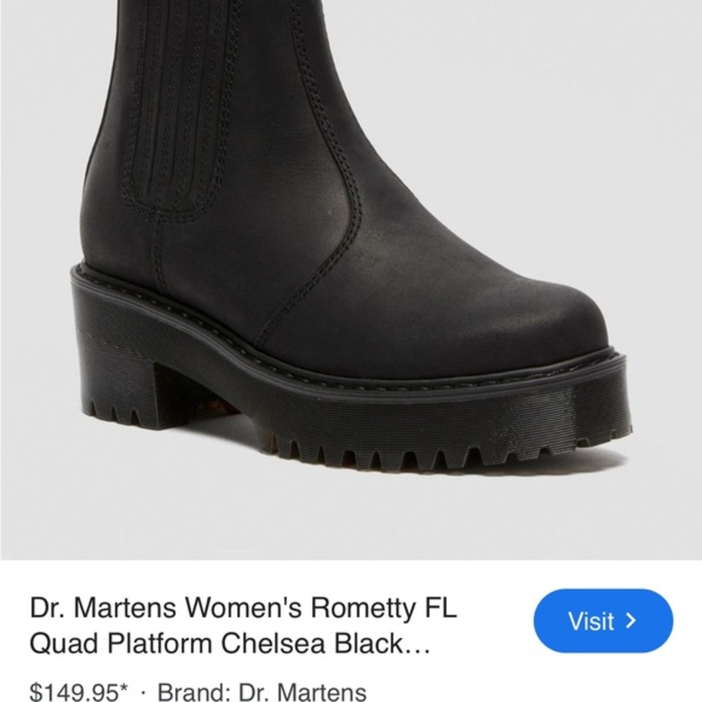 Dr. Martens Black Ankle Boots